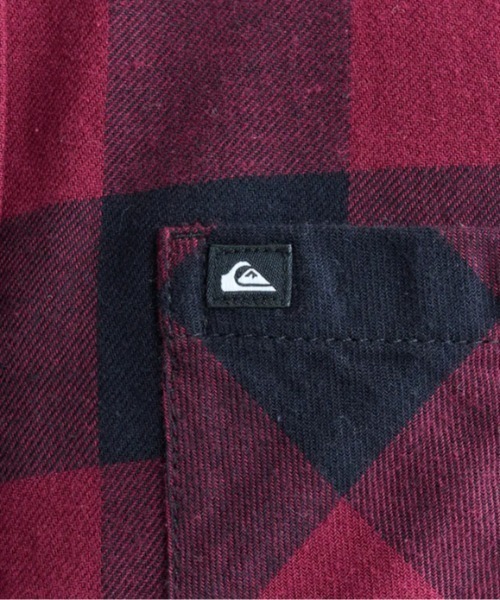 Quiksilver（クイックシルバー）の「BUFFALO CLASSIC FLAN/クイックシルバーチェックネルシャツ（シャツ/ブラウス・メンズ・グレー/バーガンディー・MEDIUM/LARGE/X-LARGE/SMALL）」の9枚目の写真