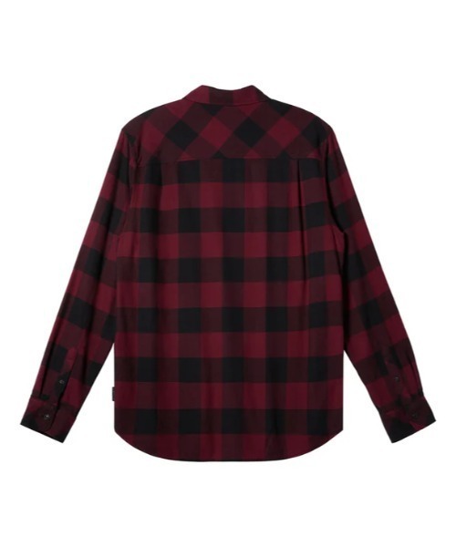Quiksilver（クイックシルバー）の「BUFFALO CLASSIC FLAN/クイックシルバーチェックネルシャツ（シャツ/ブラウス・メンズ・グレー/バーガンディー・MEDIUM/LARGE/X-LARGE/SMALL）」の10枚目の写真
