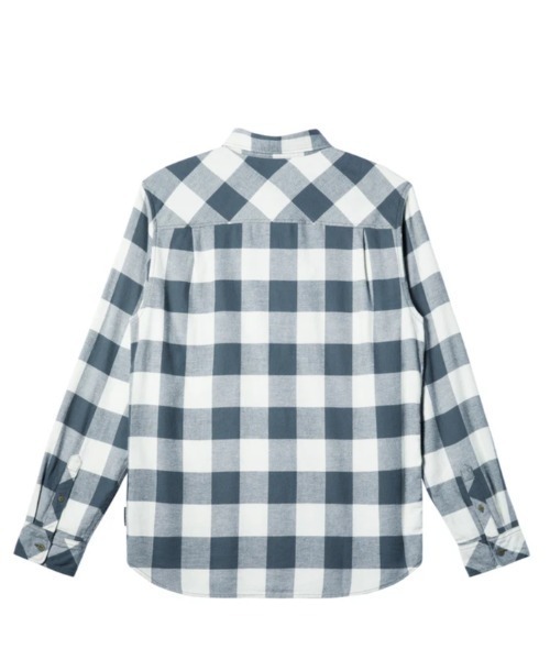 Quiksilver（クイックシルバー）の「BUFFALO CLASSIC FLAN/クイックシルバーチェックネルシャツ（シャツ/ブラウス・メンズ・グレー/バーガンディー・MEDIUM/LARGE/X-LARGE/SMALL）」の4枚目の写真