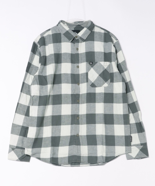 Quiksilver（クイックシルバー）の「BUFFALO CLASSIC FLAN/クイックシルバーチェックネルシャツ（シャツ/ブラウス・メンズ・グレー/バーガンディー・MEDIUM/LARGE/X-LARGE/SMALL）」の12枚目の写真