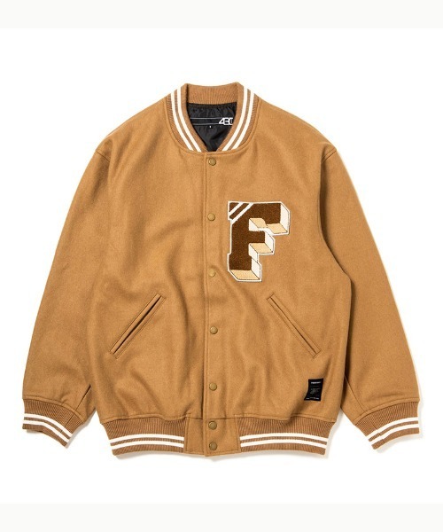 430(フォーサーティ)の「mj10168-LFWP STADIUM JACKET スタジアムジャケット(スタジャン・メンズ・ブラック/ネイビー/ベージュ・0/1/2/3)」の9枚目の写真