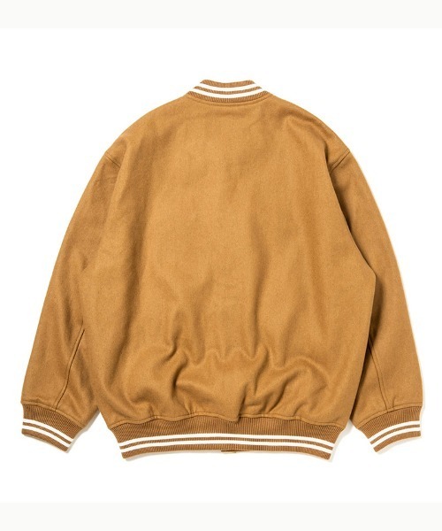 430(フォーサーティ)の「mj10168-LFWP STADIUM JACKET スタジアムジャケット(スタジャン・メンズ・ブラック/ネイビー/ベージュ・0/1/2/3)」の10枚目の写真