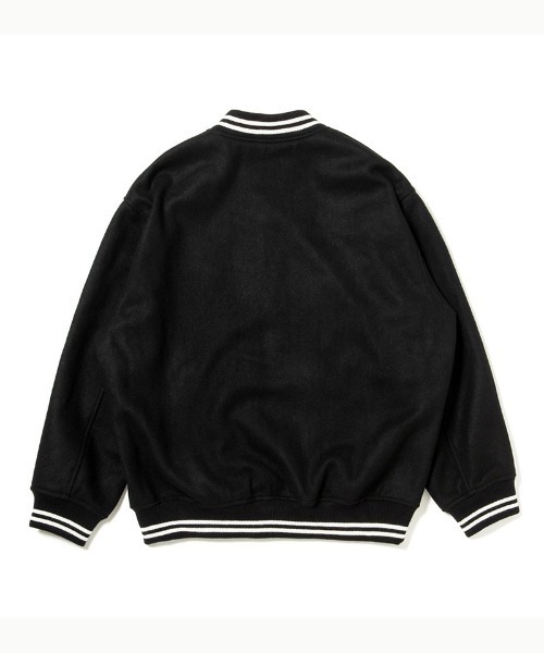 430(フォーサーティ)の「mj10168-LFWP STADIUM JACKET スタジアムジャケット(スタジャン・メンズ・ブラック/ネイビー/ベージュ・0/1/2/3)」の11枚目の写真