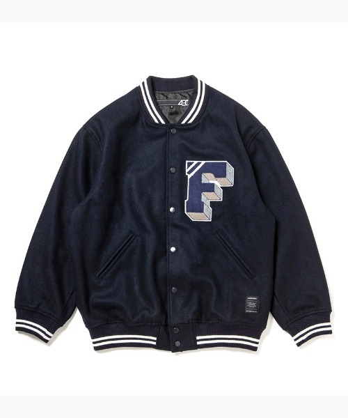 430(フォーサーティ)の「mj10168-LFWP STADIUM JACKET スタジアムジャケット(スタジャン・メンズ・ブラック/ネイビー/ベージュ・0/1/2/3)」の12枚目の写真