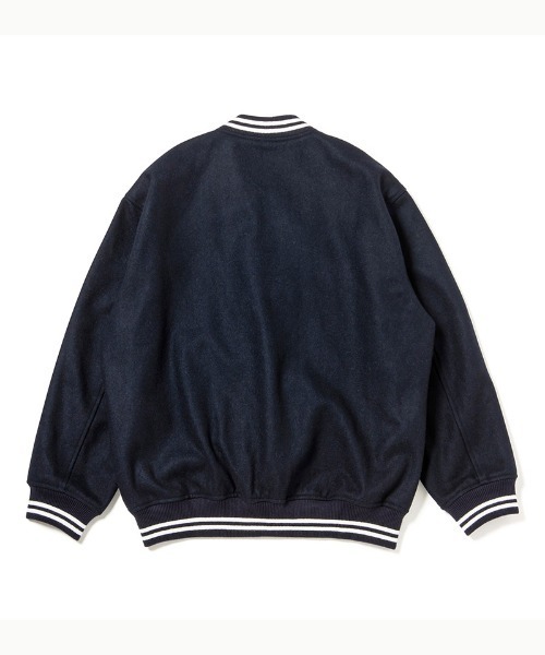 430(フォーサーティ)の「mj10168-LFWP STADIUM JACKET スタジアムジャケット(スタジャン・メンズ・ブラック/ネイビー/ベージュ・0/1/2/3)」の13枚目の写真