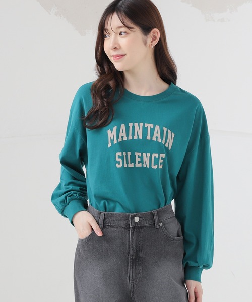 カレッジロゴゆるTシャツ（Tシャツ/カットソー）｜Honeys（ハニーズ