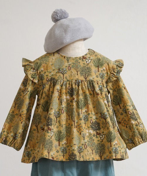 【セール】【Hoppetta(ホッペッタ)】forestコーデュロイチュニック 80cm・90cm・100cm・110cm（チュニック）｜Hoppetta（ホッペッタ）