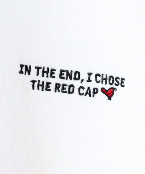 Red Cap Girl（レッドキャプガール）の「Red Cap Girl/レッドキャップガール オーバーサイズ ダンボールニット バックプリント ロゴ ワンポイント刺繍 スウェット パーカー/レディース メンズ（パーカー・レディース・ホワイト/グレー/ブルー/ブラック・M/L）」の7枚目の写真