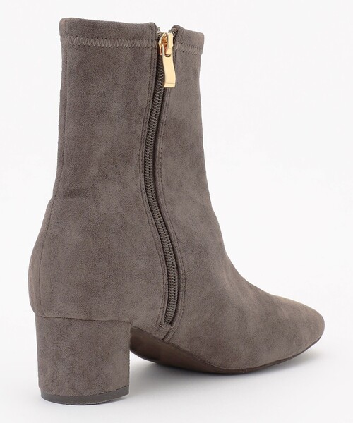 ANY（エニィ）の「【LLサイズ有り】フェイクスエードブーツ（ブーツ・レディース・黄土色系/ブラック系・MEDIUM/LL/LARGE）」の4枚目の写真