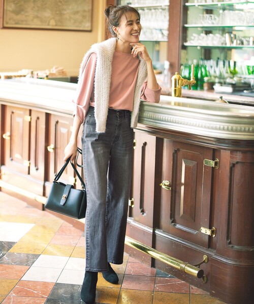 ANY（エニィ）の「【LLサイズ有り】フェイクスエードブーツ（ブーツ・レディース・黄土色系/ブラック系・MEDIUM/LL/LARGE）」の8枚目の写真