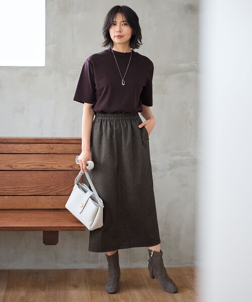 ANY（エニィ）の「【LLサイズ有り】フェイクスエードブーツ（ブーツ・レディース・黄土色系/ブラック系・MEDIUM/LL/LARGE）」の9枚目の写真