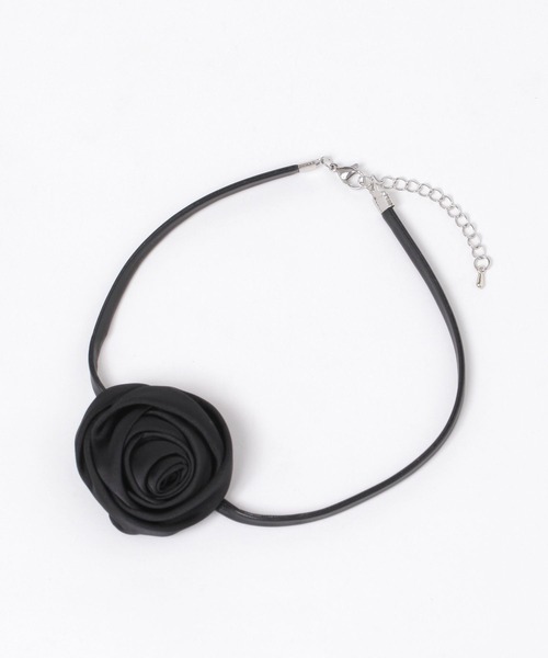 Heather（ヘザー）の「ローズチョーカー　140824（チョーカー・レディース・アイボリー/ブラック・ONE SIZE）」の7枚目の写真