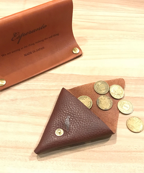 esperanto (エスペラント)/ミネルバボックスレザー 三角コインケース