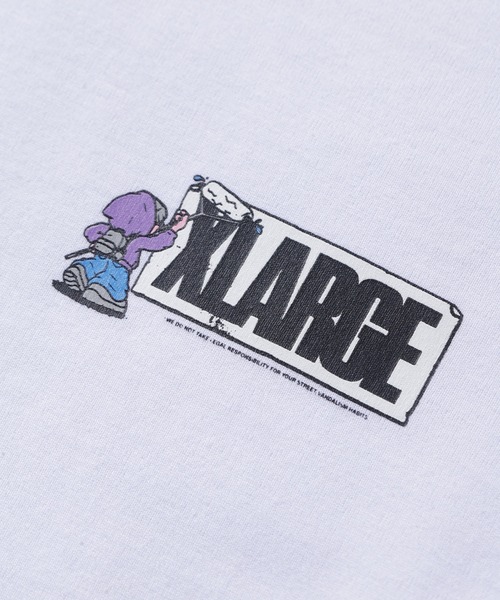 STREET VANDALISM L/S TEE（Tシャツ/カットソー）｜XLARGE（エクストララージ）