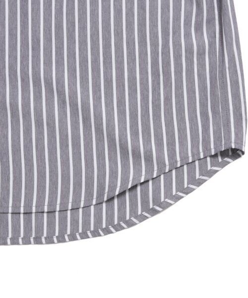 GLAZOS（グラソス）の「【大人向けサイズあり】ストライプシャツ（シャツ/ブラウス・キッズ・ブラック/ブルー・S/M/L/LL）」の7枚目の写真