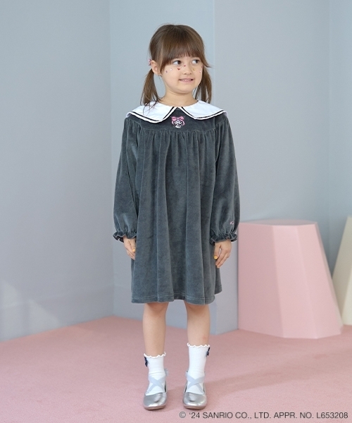 セール】【サンリオキャラクターズ】クロミ衿ワンピース