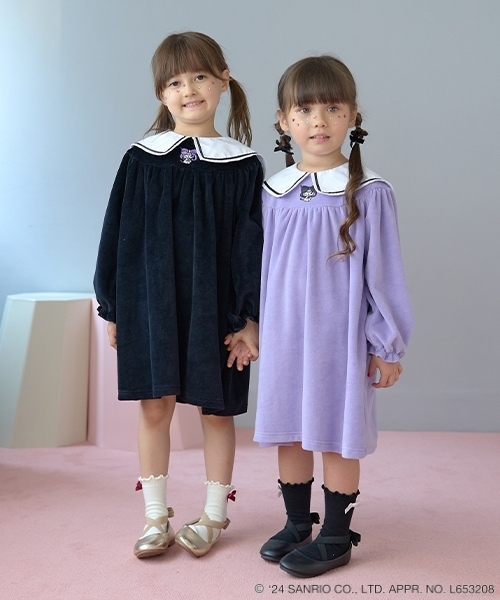 セール】【サンリオキャラクターズ】クロミ衿ワンピース（ワンピース