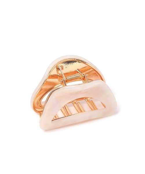 GLOBAL WORK（グローバルワーク）の「ニュアンスドームヘアバンス/143581（バレッタ/ヘアクリップ・レディース・ブラウン/アイボリー/グレー/ベージュ/ホワイト・ONE SIZE）」の2枚目の写真