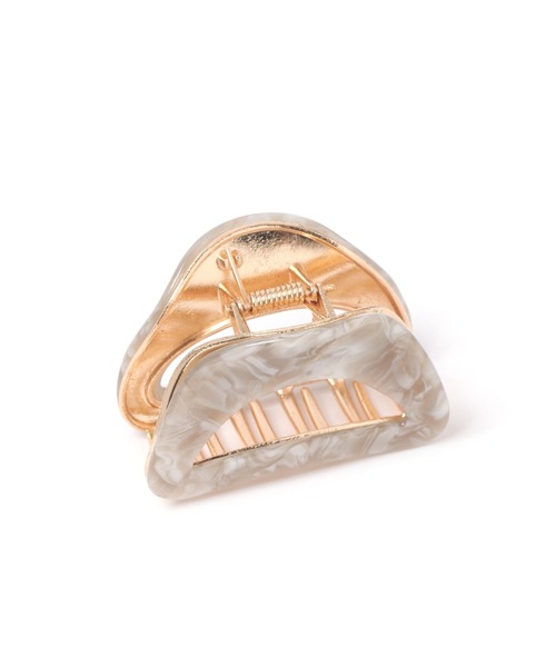 GLOBAL WORK（グローバルワーク）の「ニュアンスドームヘアバンス/143581（バレッタ/ヘアクリップ・レディース・ブラウン/アイボリー/グレー/ベージュ/ホワイト・ONE SIZE）」の3枚目の写真