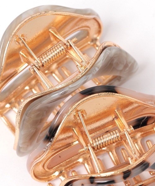 GLOBAL WORK（グローバルワーク）の「ニュアンスドームヘアバンス/143581（バレッタ/ヘアクリップ・レディース・ブラウン/アイボリー/グレー/ベージュ/ホワイト・ONE SIZE）」の10枚目の写真