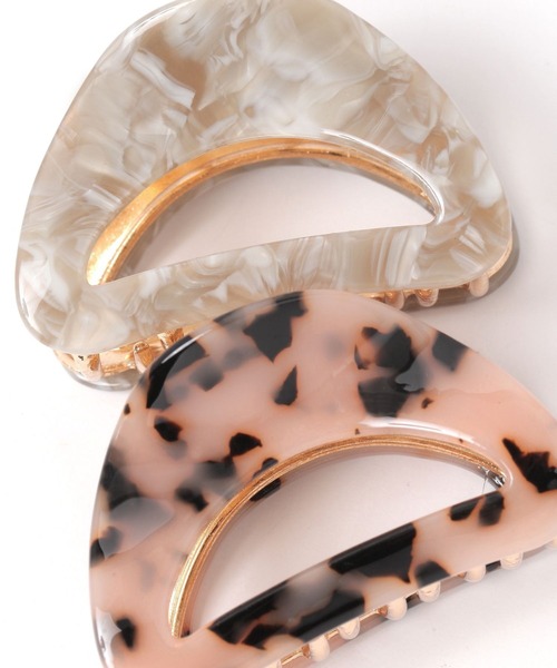 GLOBAL WORK（グローバルワーク）の「ニュアンスドームヘアバンス/143581（バレッタ/ヘアクリップ・レディース・ブラウン/アイボリー/グレー/ベージュ/ホワイト・ONE SIZE）」の11枚目の写真