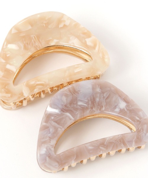 GLOBAL WORK（グローバルワーク）の「ニュアンスドームヘアバンス/143581（バレッタ/ヘアクリップ・レディース・ブラウン/アイボリー/グレー/ベージュ/ホワイト・ONE SIZE）」の15枚目の写真