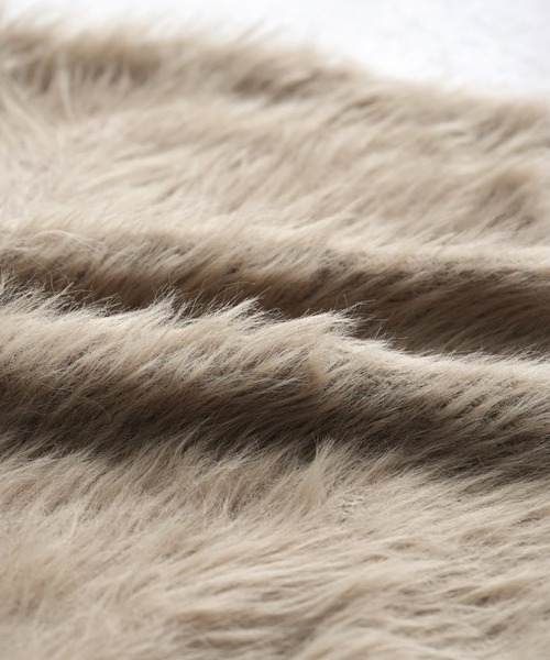 reca（レカ）の「長毛フェザーヤーンVネックニットプルオーバー（ニット/セーター・レディース・サンドベージュ/レッド系その他/ブラウン系その他・FREE）」の14枚目の写真