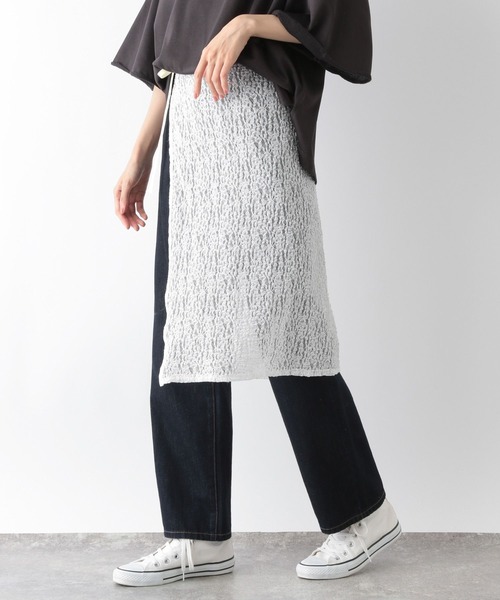 GLOBAL WORK（グローバルワーク）の「レースラップベルト/147075（その他小物・レディース・アイボリー系7/ブラック系/ブラック系9/アイボリー系8/ホワイト系6/ブラック系1/ホワイト系3/ブラック系3/ライトグレー/ベージュ/グレー/ホワイト/ホワイト系その他・ONE SIZE）」の13枚目の写真