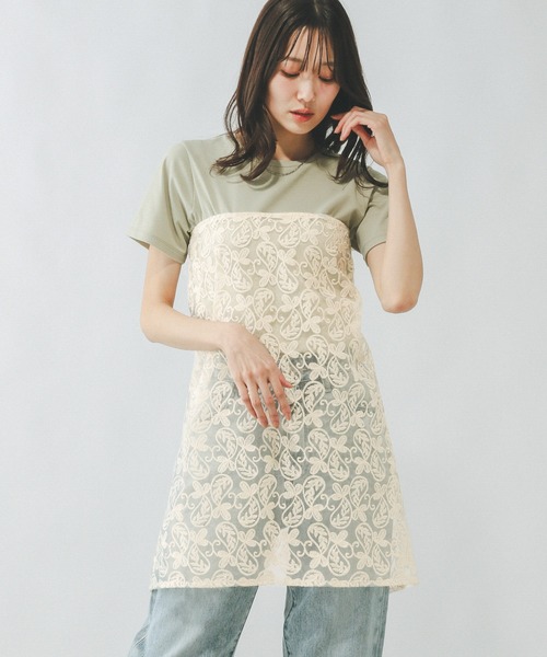 GLOBAL WORK（グローバルワーク）の「レースラップベルト/147075（その他小物・レディース・アイボリー系7/ブラック系/ブラック系9/アイボリー系8/ホワイト系6/ブラック系1/ホワイト系3/ブラック系3/ライトグレー/ベージュ/グレー/ホワイト/ホワイト系その他・ONE SIZE）」の4枚目の写真