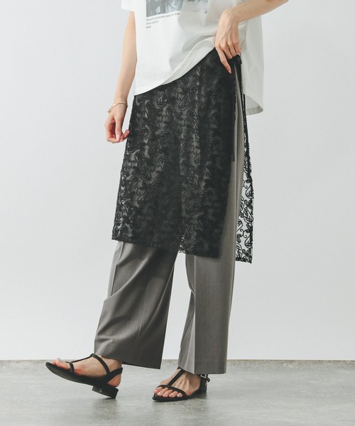 GLOBAL WORK（グローバルワーク）の「レースラップベルト/147075（その他小物・レディース・アイボリー系7/ブラック系/ブラック系9/アイボリー系8/ホワイト系6/ブラック系1/ホワイト系3/ブラック系3/ライトグレー/ベージュ/グレー/ホワイト/ホワイト系その他・ONE SIZE）」の8枚目の写真