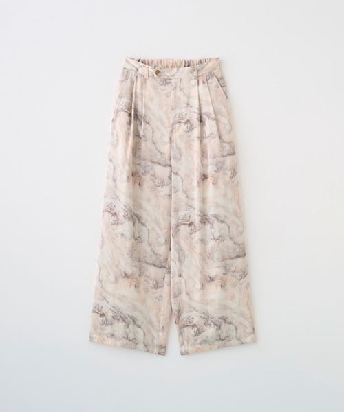 Juha（ユハ）の「ABSTRACT WIDE EASY PANTS（スラックス・メンズ・ネイビー/アイボリー・4/3/2）」の3枚目の写真