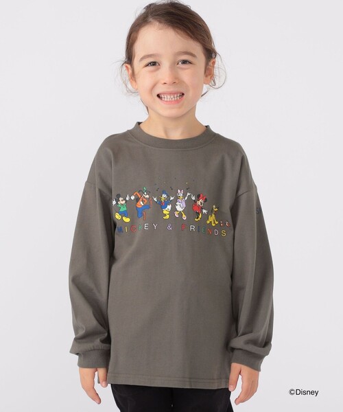 【セール】SHIPS KIDS:100～130cm / ディズニー / 長袖 TEE（Tシャツ/カットソー）｜SHIPS（シップス）