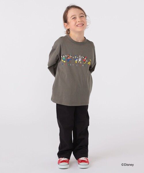 SHIPS（シップス）の「SHIPS KIDS:100～130cm / ディズニー / 長袖 TEE（Tシャツ/カットソー・キッズ・サックスブルー/ダークグレー・100/110/120/130）」の5枚目の写真