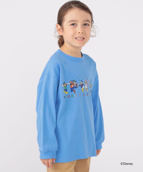 SHIPS（シップス）の「SHIPS KIDS:100～130cm / ディズニー / 長袖 TEE（Tシャツ/カットソー・キッズ・サックスブルー/ダークグレー・100/110/120/130）」の7枚目の写真