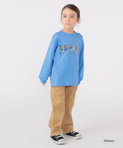SHIPS（シップス）の「SHIPS KIDS:100～130cm / ディズニー / 長袖 TEE（Tシャツ/カットソー・キッズ・サックスブルー/ダークグレー・100/110/120/130）」の8枚目の写真