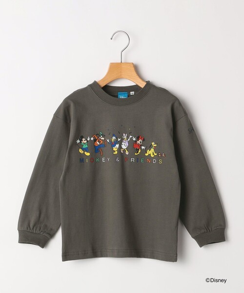 SHIPS（シップス）の「SHIPS KIDS:100～130cm / ディズニー / 長袖 TEE（Tシャツ/カットソー・キッズ・サックスブルー/ダークグレー・100/110/120/130）」の11枚目の写真