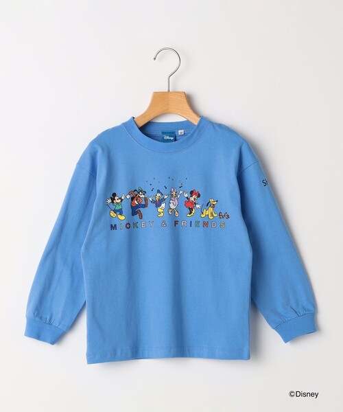 SHIPS（シップス）の「SHIPS KIDS:100～130cm / ディズニー / 長袖 TEE（Tシャツ/カットソー・キッズ・サックスブルー/ダークグレー・100/110/120/130）」の12枚目の写真