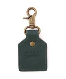 AVIREX（アヴィレックス）の「AVIREX KEY HOLDER "EMBOSSED LEATHER" / アヴィレックス キーホルダー "エンボス レザー"（キーホルダー）」