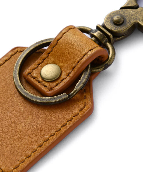AVIREX KEY HOLDER 'EMBOSSED LEATHER' / アヴィレックス キーホルダー