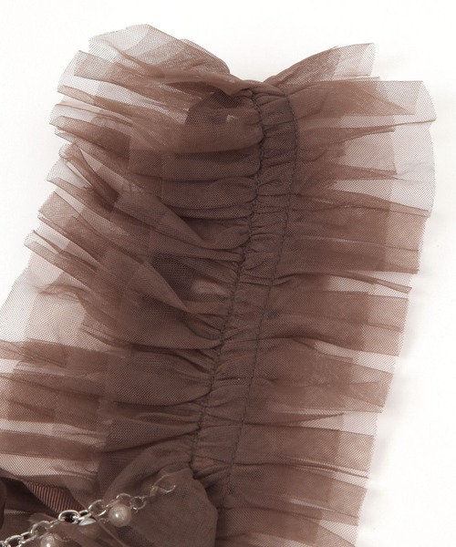 PAGEBOY（ページボーイ）の「チュールチェーンハーネス（その他小物・レディース・ブラック/ダークブラウン・FREE）」の6枚目の写真