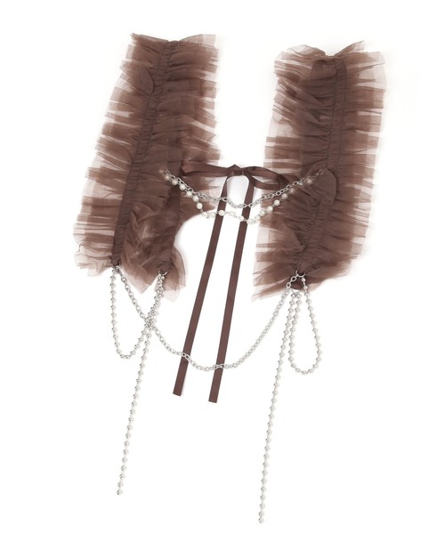 PAGEBOY（ページボーイ）の「チュールチェーンハーネス（その他小物・レディース・ブラック/ダークブラウン・FREE）」の18枚目の写真