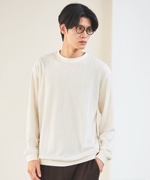 ESSENTIALS WARDROBE（エッセンシャルワードローブ）の「ハイゲージケーブル長袖クルーネックニット（Tシャツ/カットソー）」