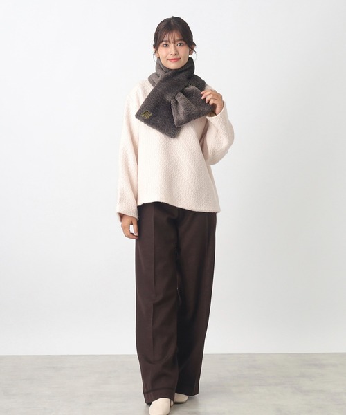 3.1 philip lim ファー　マフラー FUR MUFFLER -BLACK- | IN ONLINE STORE