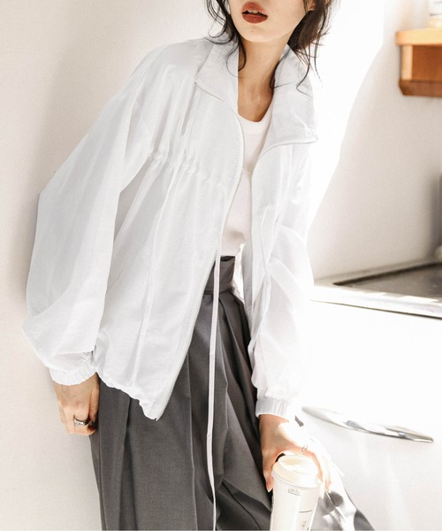 AMELY（エミリー）の「Wジップリボンマウンテンパーカー（マウンテンパーカー・レディース・ホワイト/ブラック/ベージュ・フリー）」の8枚目の写真