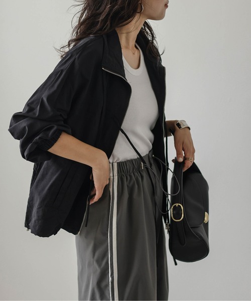 AMELY（エミリー）の「Wジップリボンマウンテンパーカー（マウンテンパーカー・レディース・ホワイト/ブラック/ベージュ・フリー）」の20枚目の写真