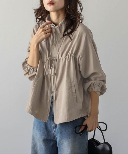 AMELY（エミリー）の「Wジップリボンマウンテンパーカー（マウンテンパーカー・レディース・ホワイト/ブラック/ベージュ・フリー）」の22枚目の写真