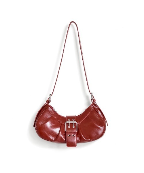 Re:EDIT（リエディ）の「[2024AW BAG COLLECTION]ハーフムーンワンベルトバッグ（ハンドバッグ・レディース・ブラック/レッド/シルバー/アイボリー・FREE）」の12枚目の写真