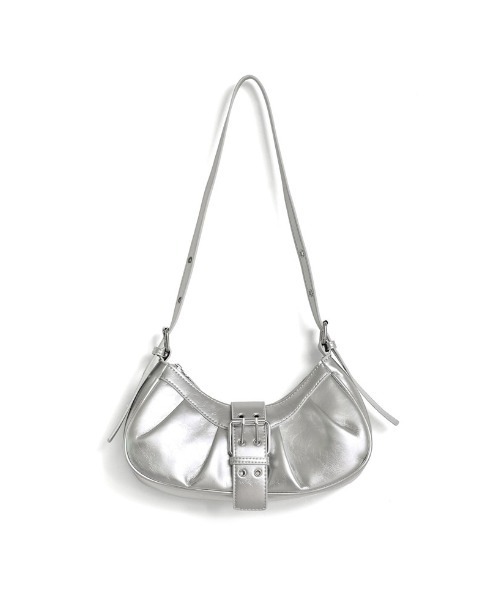 Re:EDIT（リエディ）の「[2024AW BAG COLLECTION]ハーフムーンワンベルトバッグ（ハンドバッグ・レディース・ブラック/レッド/シルバー/アイボリー・FREE）」の13枚目の写真