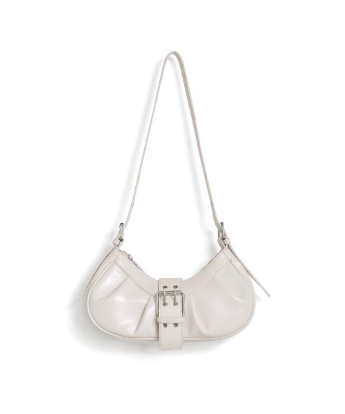 Re:EDIT（リエディ）の「[2024AW BAG COLLECTION]ハーフムーンワンベルトバッグ（ハンドバッグ・レディース・ブラック/レッド/シルバー/アイボリー・FREE）」の14枚目の写真