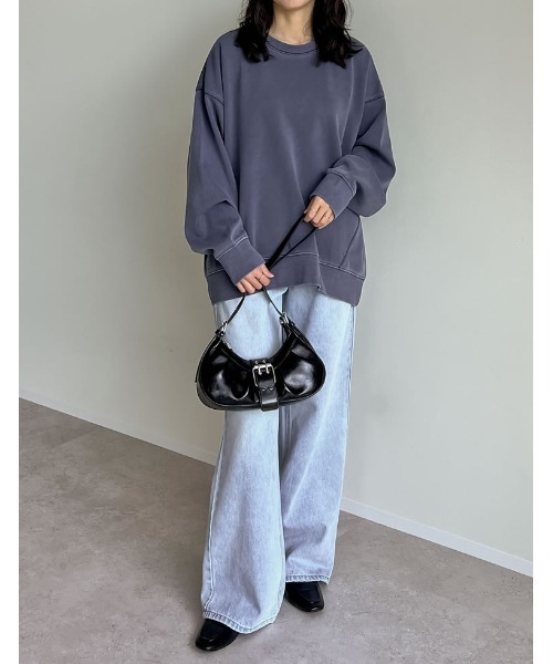 Re:EDIT（リエディ）の「[2024AW BAG COLLECTION]ハーフムーンワンベルトバッグ（ハンドバッグ・レディース・ブラック/レッド/シルバー/アイボリー・FREE）」の16枚目の写真